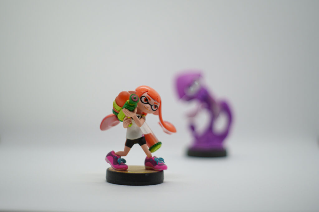 F1.8で撮ったスプラトゥーンのイカ