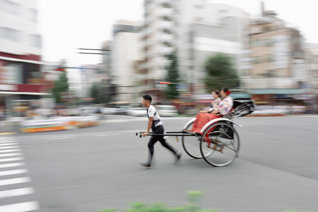 1/13秒で撮った人力車