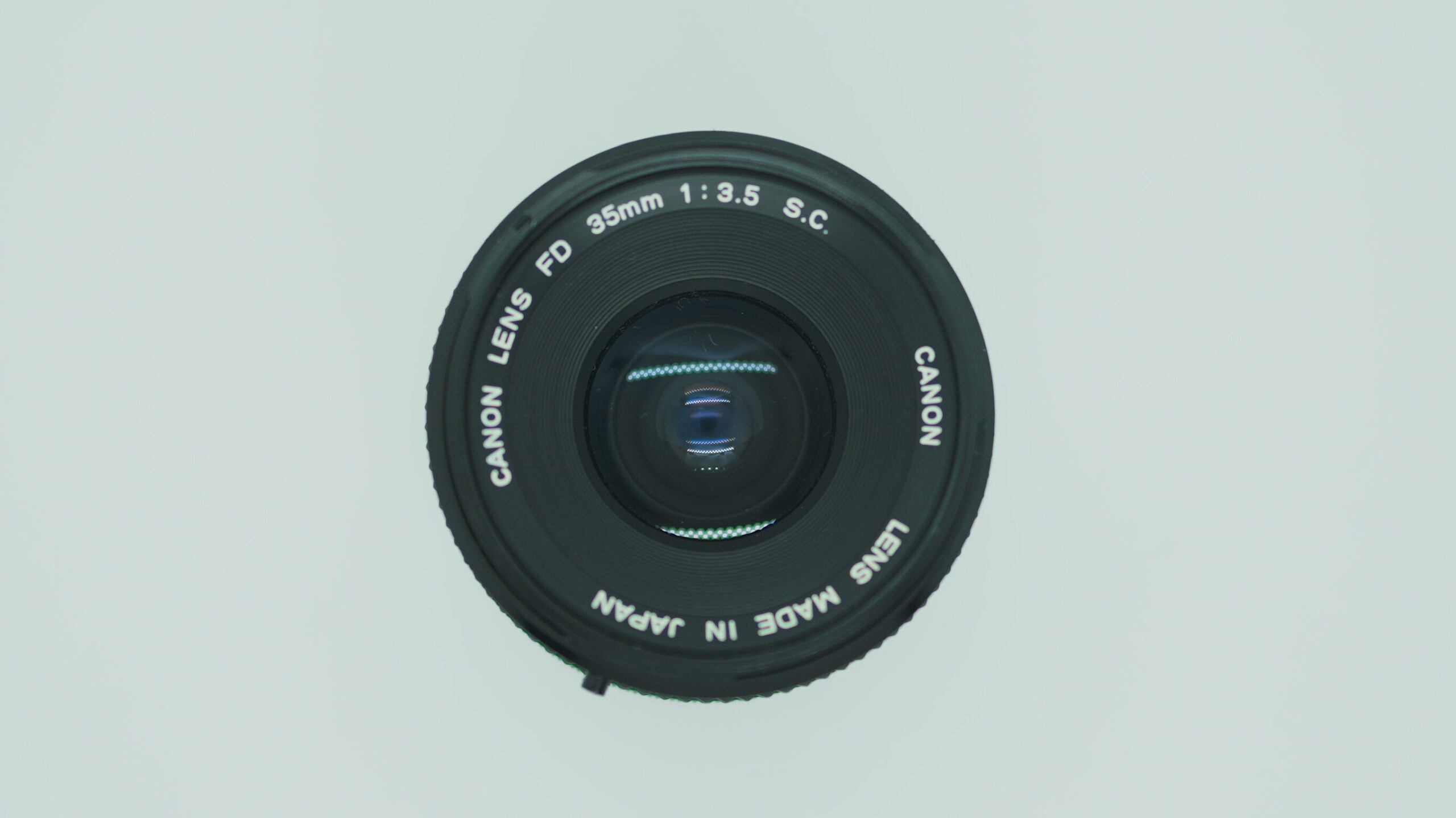 Canon FD 35mm F3.5 S.C. of front