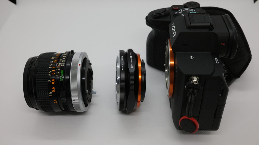 SONY α7Ⅳ + K&F Concept FD to E Mount Adapter + Canon FD 35mm F3.5 S.C.