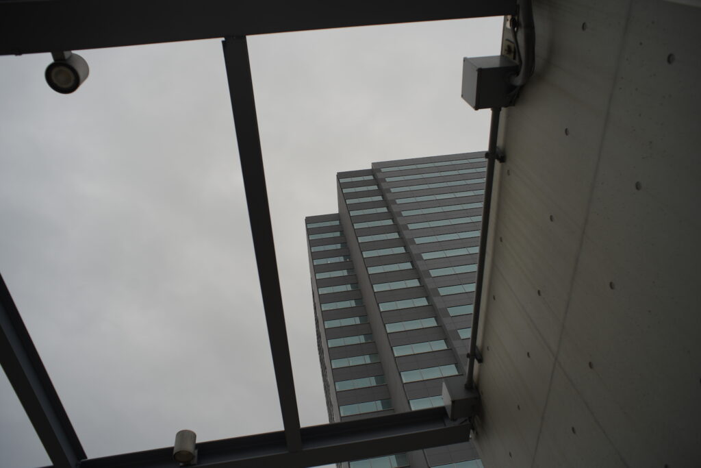 Cloudy sky and buildings
