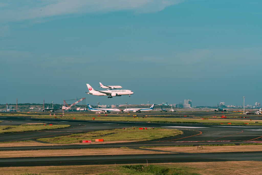 親子の飛行機