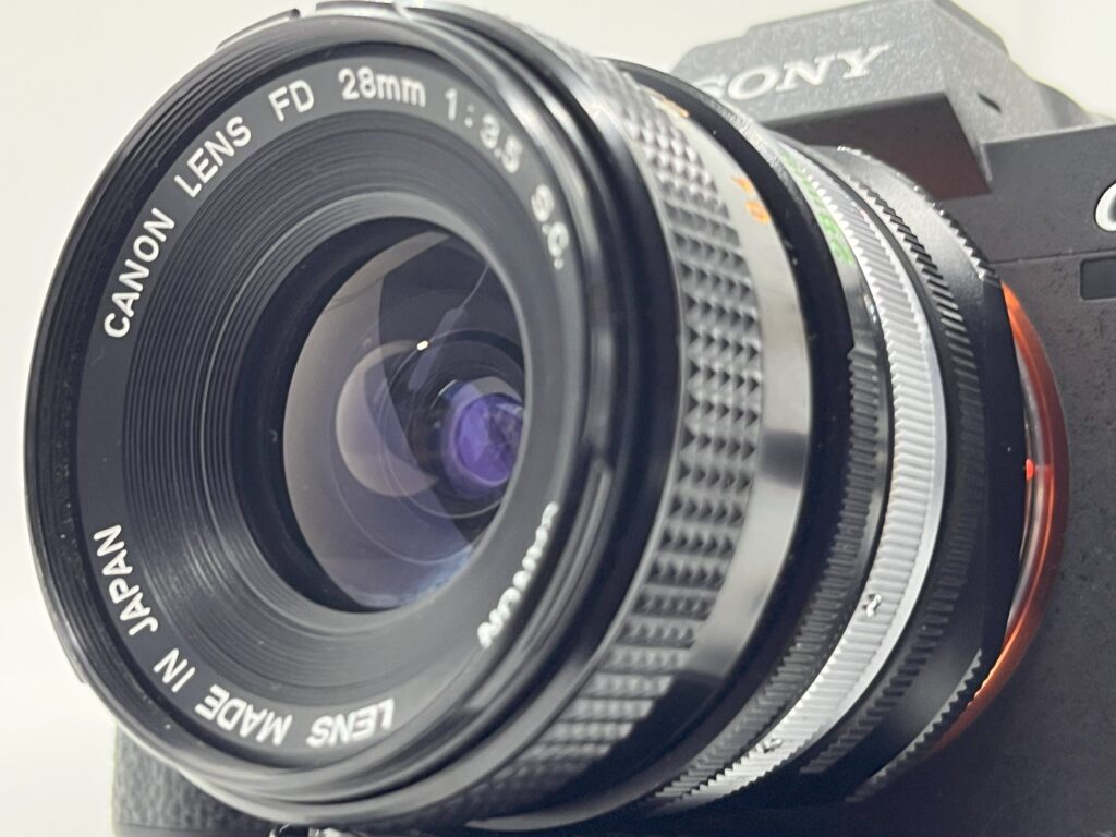 Canon FD 28mm F3.5 S.C.