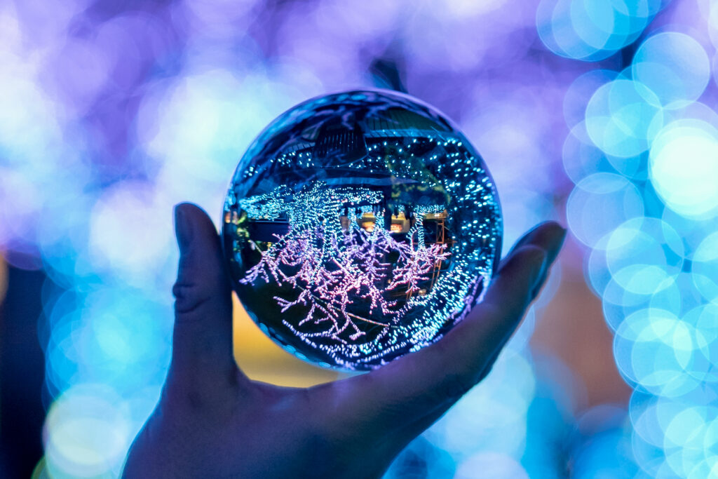 クリスマスのイルミネーション