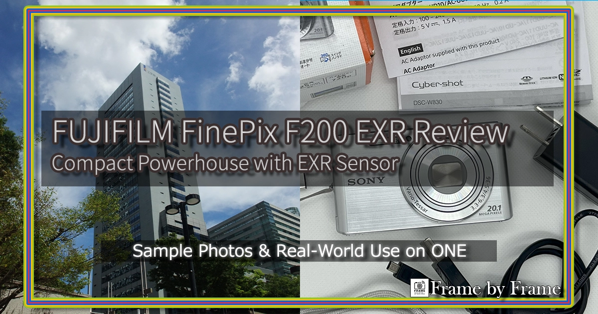FUJIFILM FinePix F200 EXR Review| Compact Powerhouse with