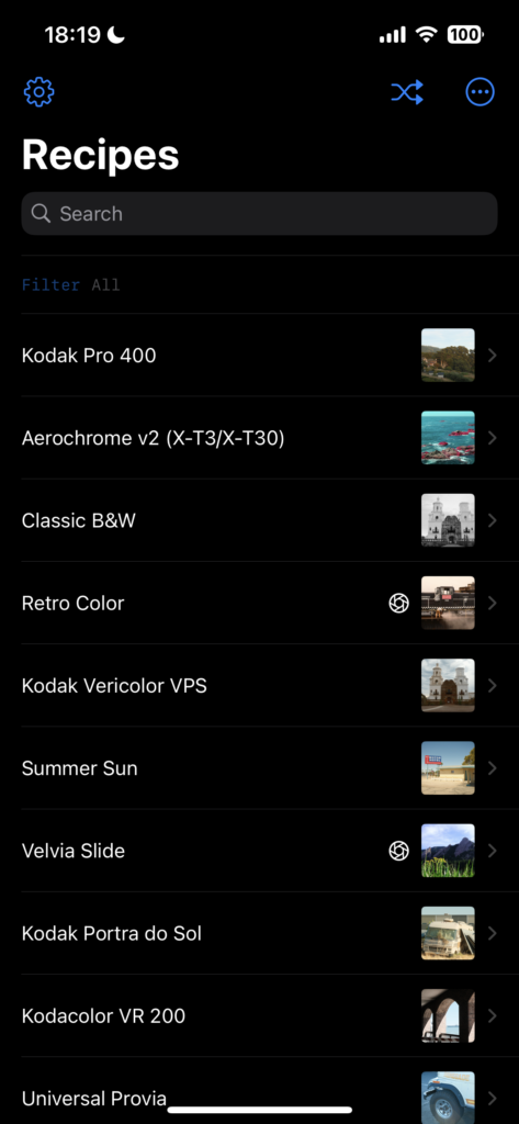 FUJI X WEEKLYのアプリ画面