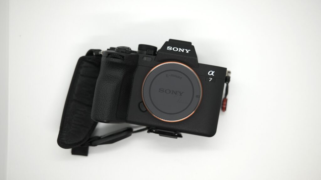 ソニーα7IVの前面