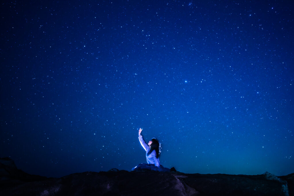 星空ポートレート