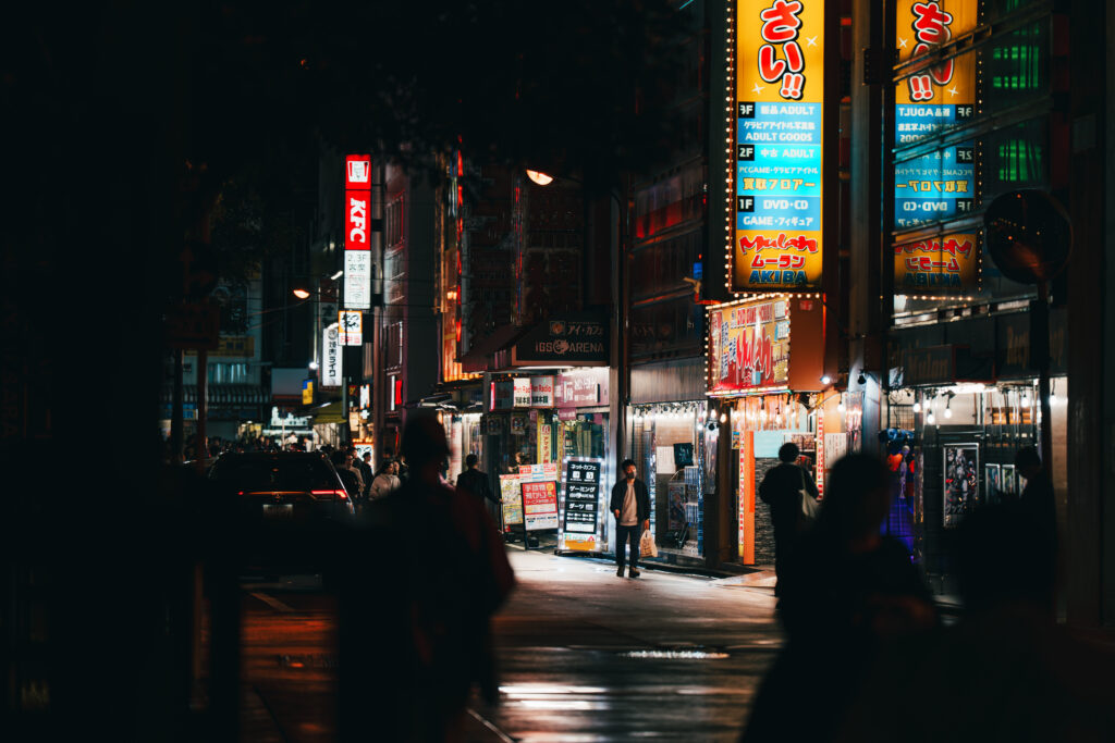 秋葉原の看板群