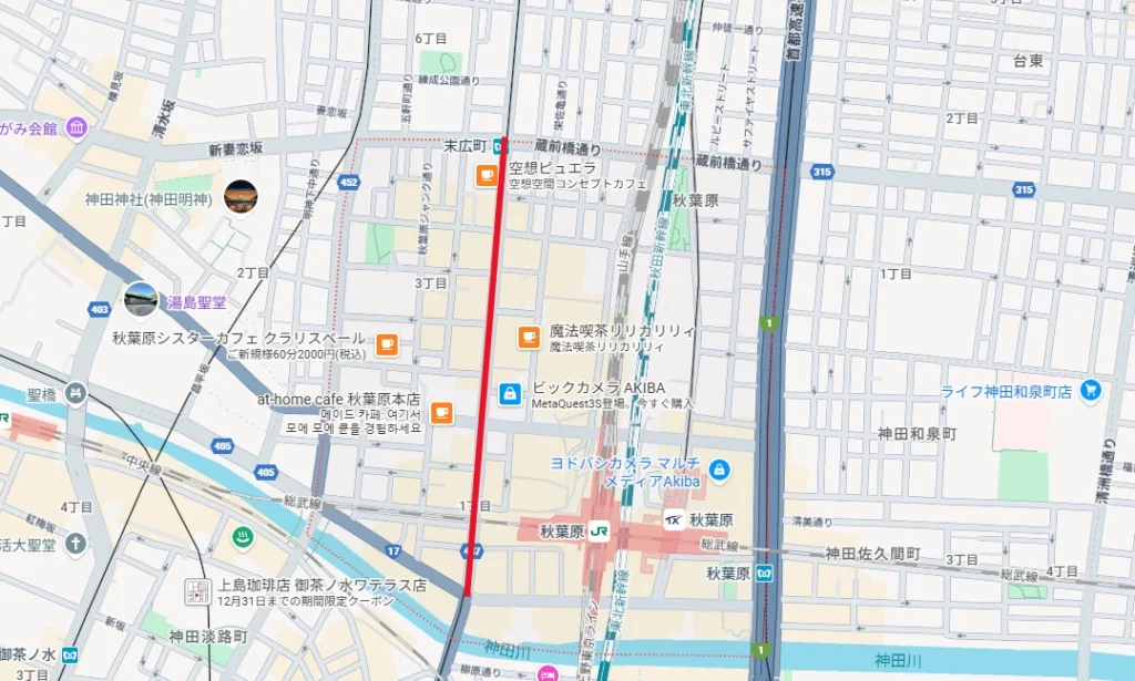 電気街スナップのコース